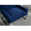 Fauteuil moderne incliné avec structure en métal-333645174