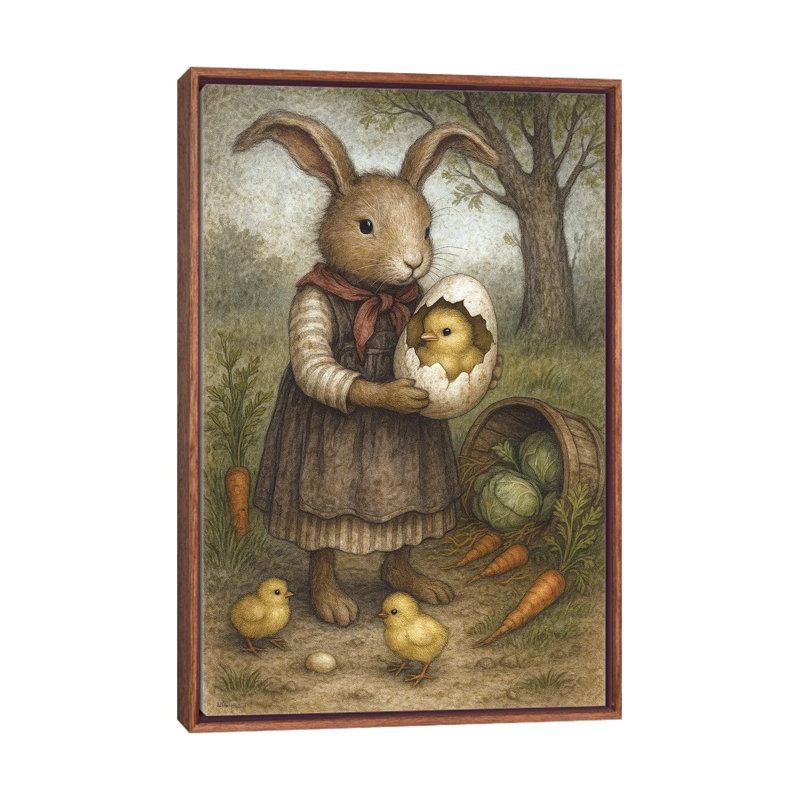 A Springtime Surprise, 152.4 cm H x 101.6 cm W x 4.445 cm D, Classic Wood