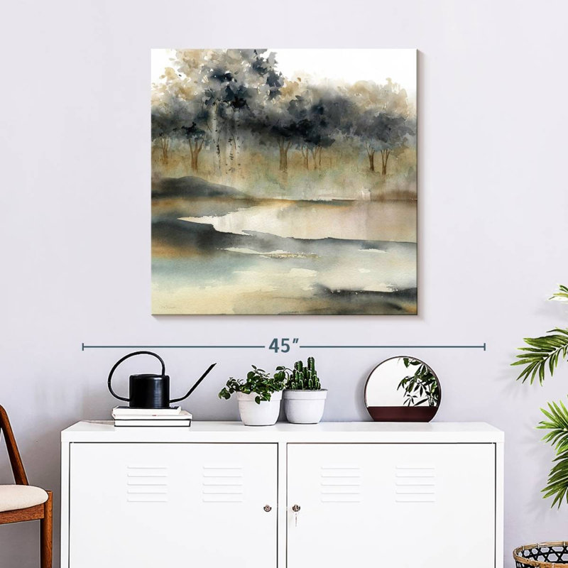 Silent Waters I, 30" H x 30" W