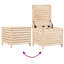 62cm Wide Outdoor L-Shaped Patio Sofa