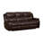 Matherne 87.5" Traditional Manual Faux Leather Reclining Sofa with Durable Metal Reinforced Seats, Tab Pull Motion-1423097744