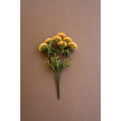  Bundle of Seven Artificial Dahlias 18"H – Yellow (6 X Set of 7)
