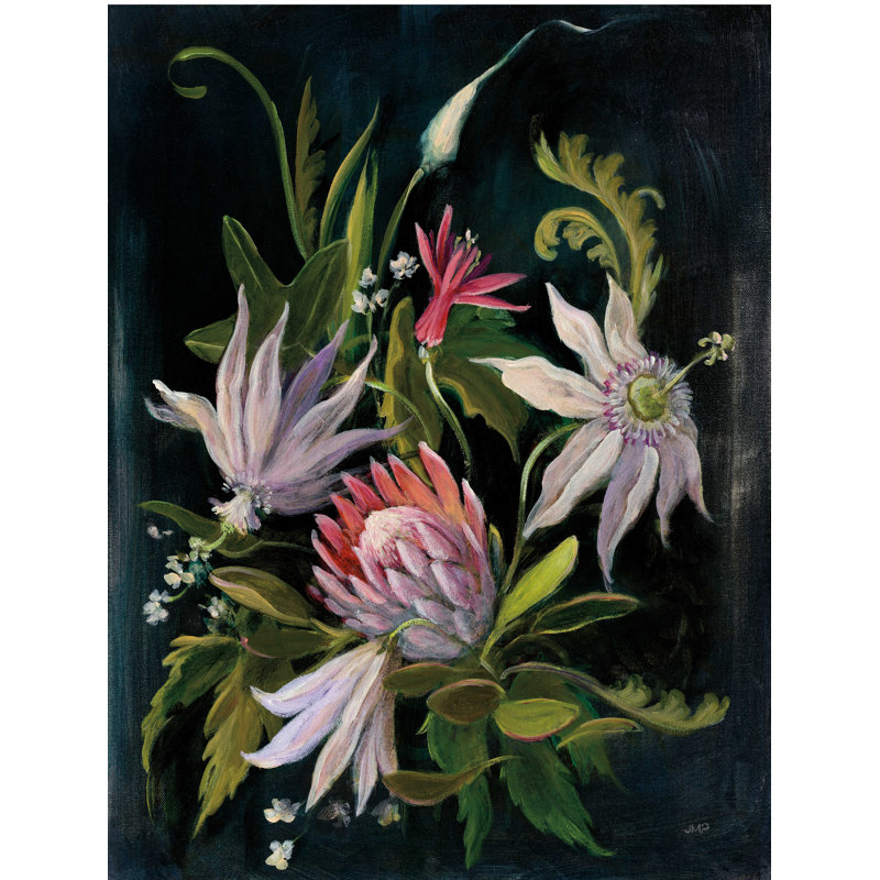 «Flower Show I», reproduction sur toile tendue, H 24 po x l 18 po