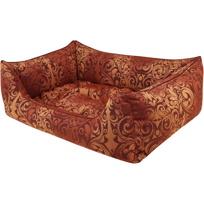 Orthopedic Pet Bed, Small (70cm W x 50cm D x 25cm H), Red