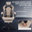 Fauteuil de jeu en PVC avec appui-tête et repose-pieds réglables Van-1134968321
