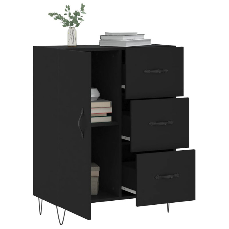 Liebenthal 3 - Drawer Rectangle Accent Chest, Black