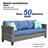 GRST Wicker 7 - Person Patio Conversation Set with Cushions-2024023335