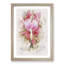 Pink Bleeding Heart Flowers - Picture Frame Painting Print-56859414-56859413