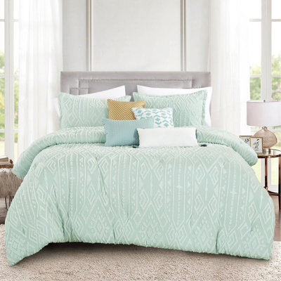 Polyester Geometric Shapes Comforter Set