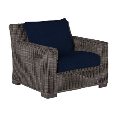 Rustic Woven Lounge Chair
