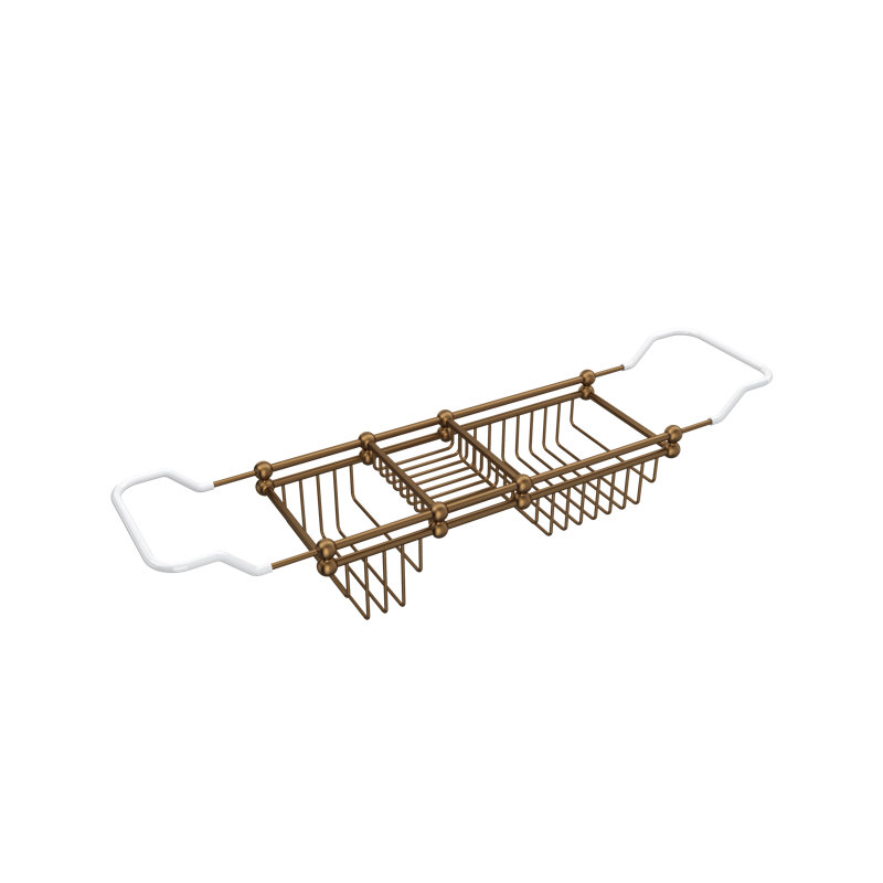 Edwardian 28" - 32" Bath Rack, English Bronze