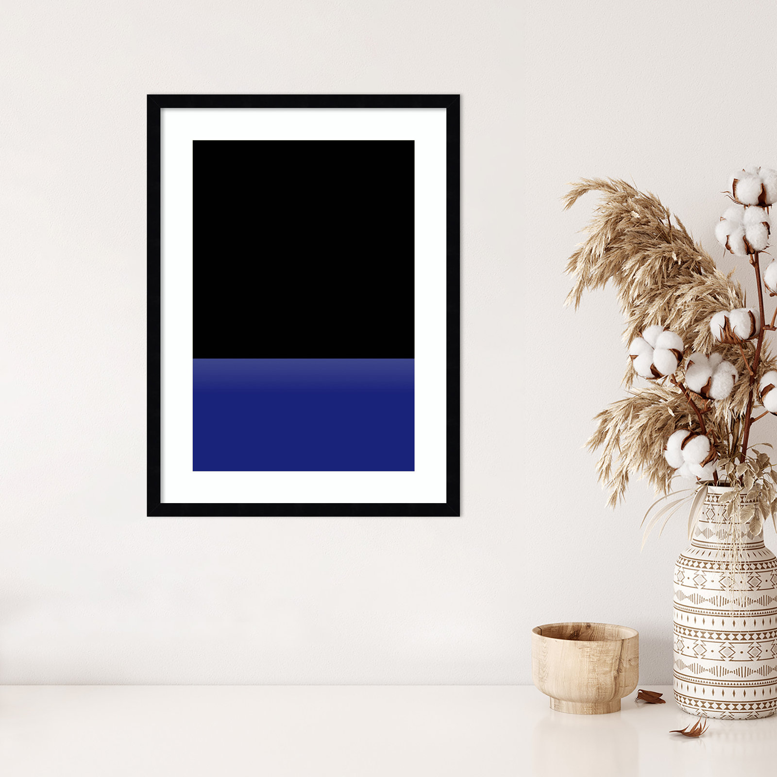 Lancey "Sea" Print by Alex Caminker, Black , 25" H x 19" W