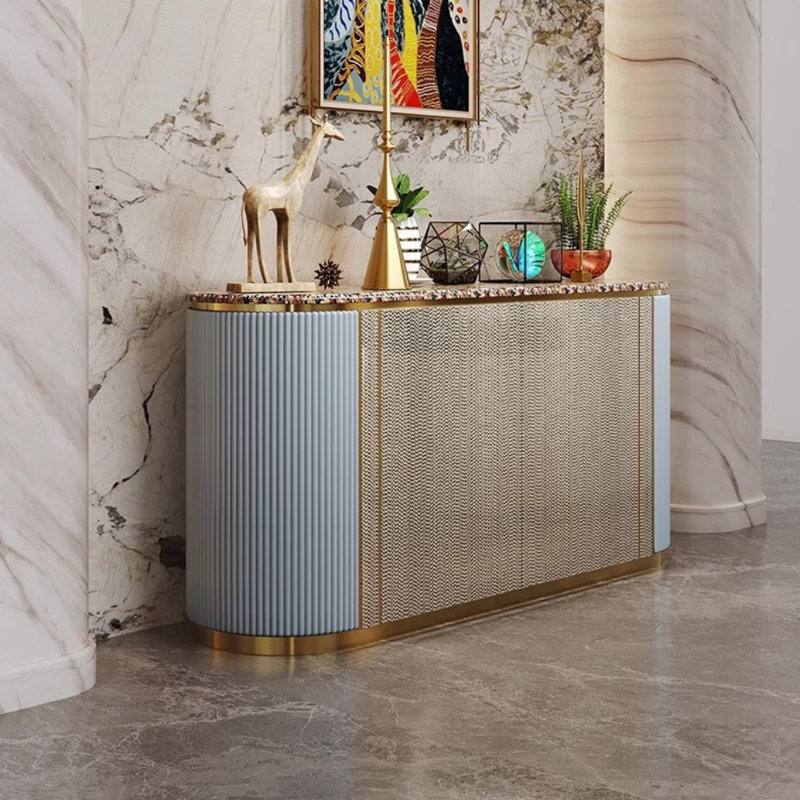 Buffet artistique luxueux et haut de gamme, H 31,5 po x l 55,12 po x P 15,75 po