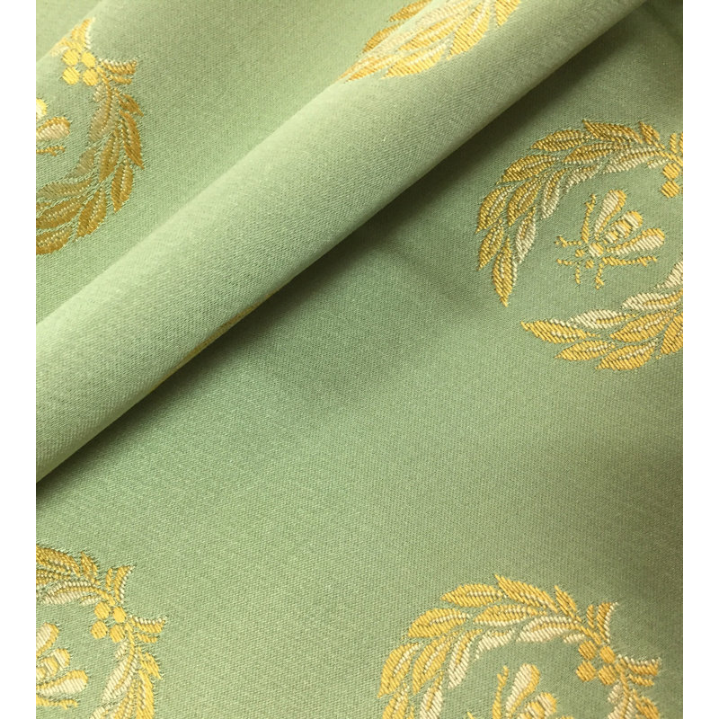 Aiglon Fabric, Gold/Green
