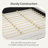 Chenille Upholstered Low Bed Frame,   Platform Bed With Wingback Headboard-108516278-128224092