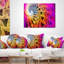 Oreiller abstrait abstrait en spirale coloré kaléidoscope-30628576-30628580