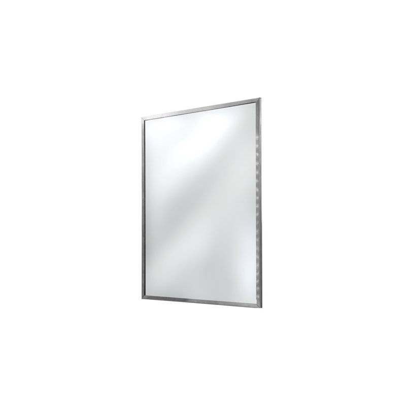 7AFFF4DA9C644738D17AC8F512D279C Miroir anti-vol avec cadre 18 po x 24 po - Acier inoxydable brossé