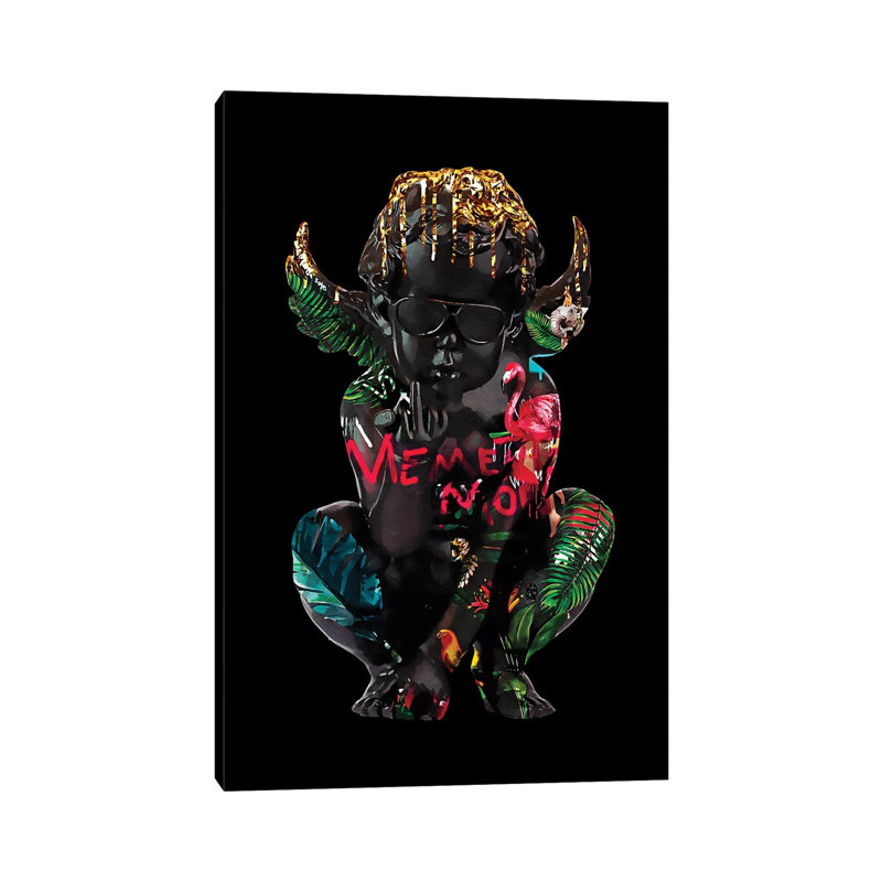 Memento Mori | Angel by Danilo De Alexandria - Print on Canvas, 152.4cm H x 101.6cm W x 3.81cm D, Wrapped Canvas