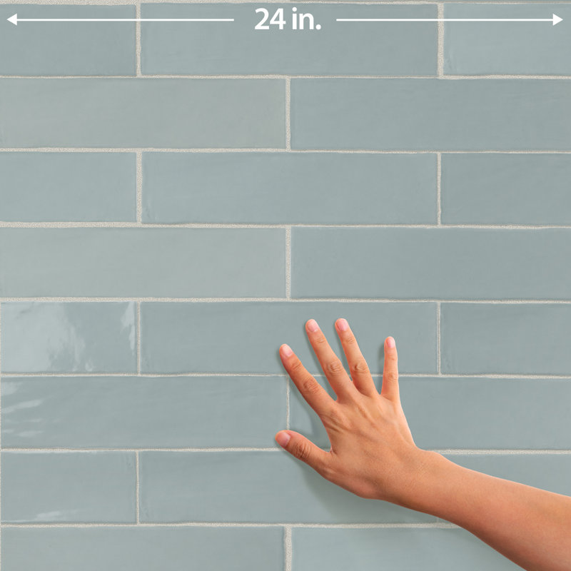 Chester Series 3" x 12" Subway Tile in Aqua