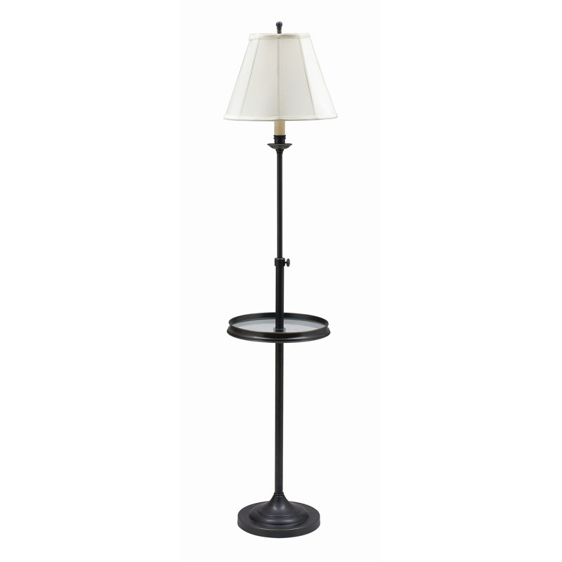 Club Tray Table Floor Lamp, Oil Rubbed Bronze