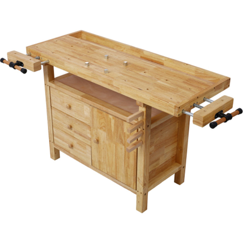 Wooden Workbench for Garage Workshop and Home