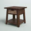 Gurbaaz Solid Wood Top End Table with Storage