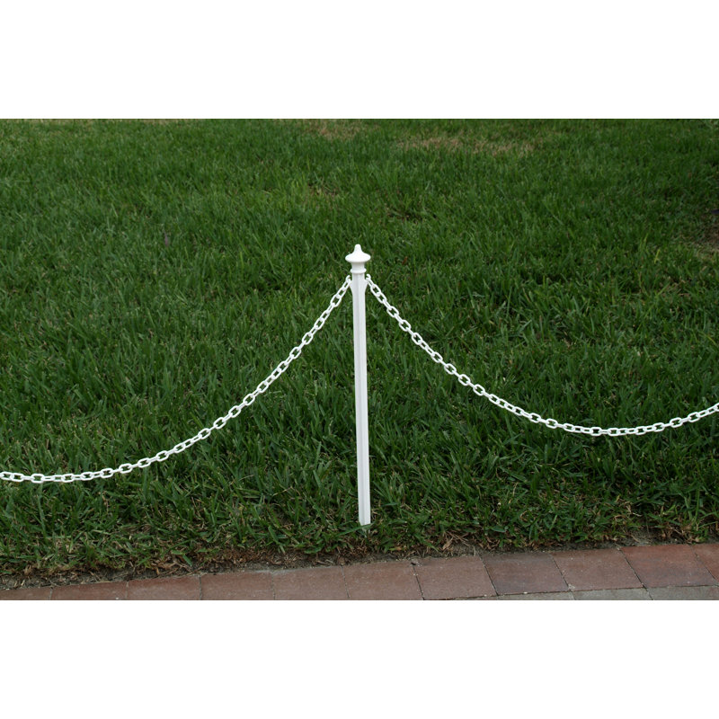 Chaîne en plastique, Blanc, H 1,44 po x l 1200 po x P 0,21 po