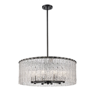 Luminaire suspendu tambour 10 lumières