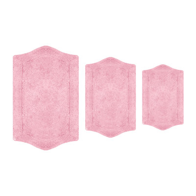 Tapis pour salle de bain 100% coton Morissette, antidérapant, séchage rapide, lavable à la machine