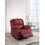 Fauteuil inclinable berçant synthétique en cuir synthétique Zuriel