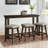 Ensemble de table de pub multifonctionnel 4 pièces Kristel