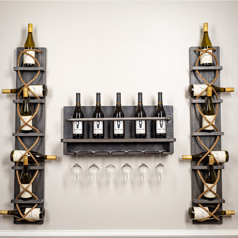 Ekstrom Solid Wood Wine Bottle Rack