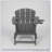 HDPE Folding Adirondack Chair With Dual Cup Holders - Durable And Comfortable Outdoor Seating Solution-893728676