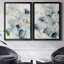 Indigo Ginkgo I, reproduction encadrée de qualité supérieure - prête à être accrochée-61454210-61454207