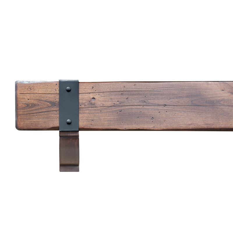 Breckenridge Fireplace Mantel with Steel Straps, 48"