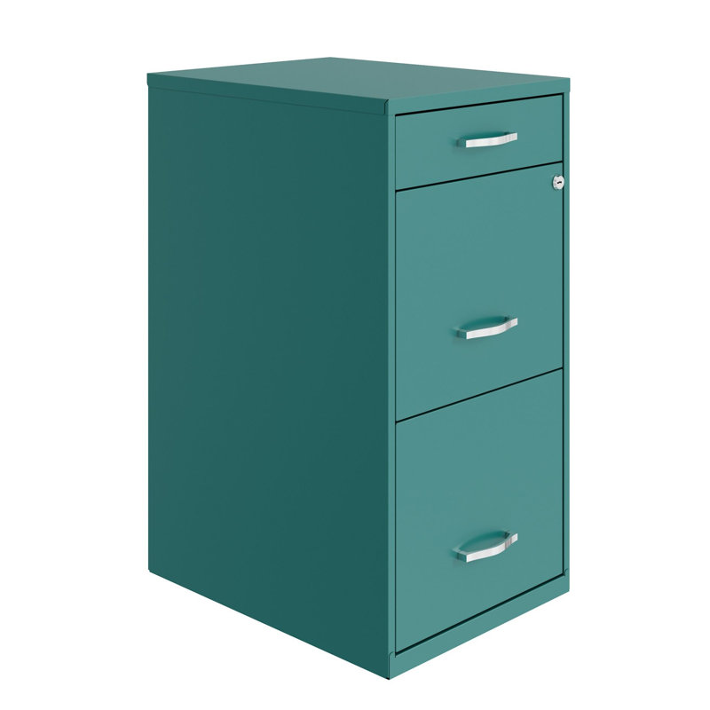 14.25'' Wide 3 -Drawer Steel File Cabinet