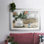 Vase de fleurs roses III, impression sur papier