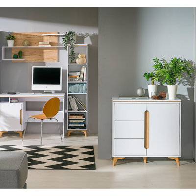 Croyden 90.1 cm W Chest of 3 Drawers