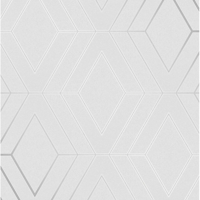 Ameer Geometric Double Roll, Light Gray
