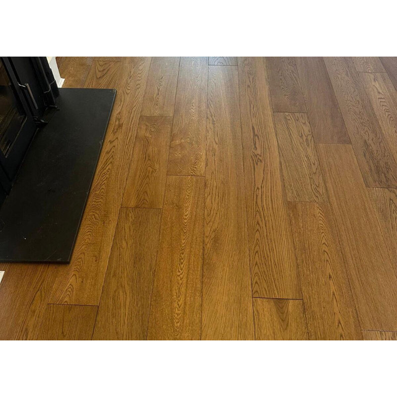 Oak 19cm W Hardwood Flooring, Oak Brushed