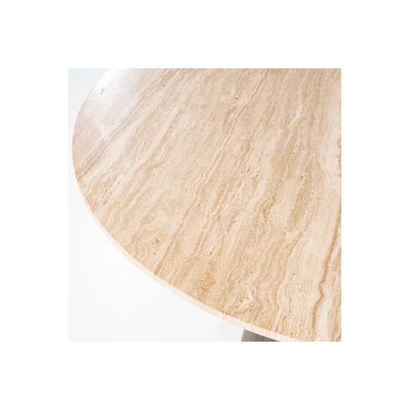 Aikin Round Solid Wood Base Dining Table