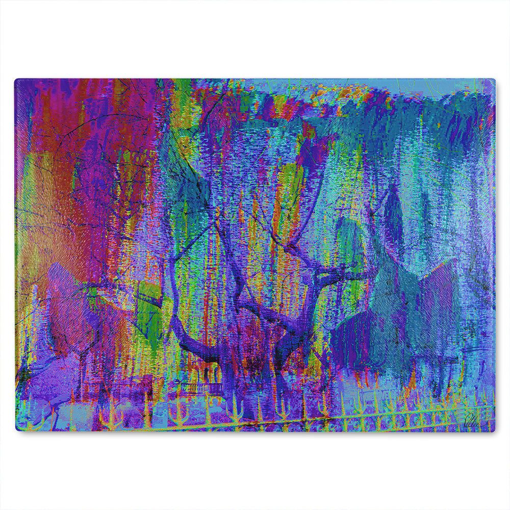 Tree Growth Glass Chopping Board