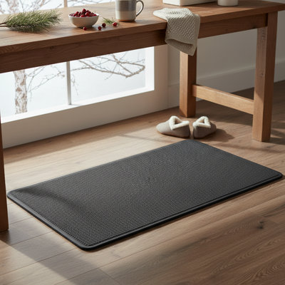 Absorbent Non-Slip Kitchen Floor Mat (17"x30") - Washable Easy-Maintain Runner Rug for Sink Area