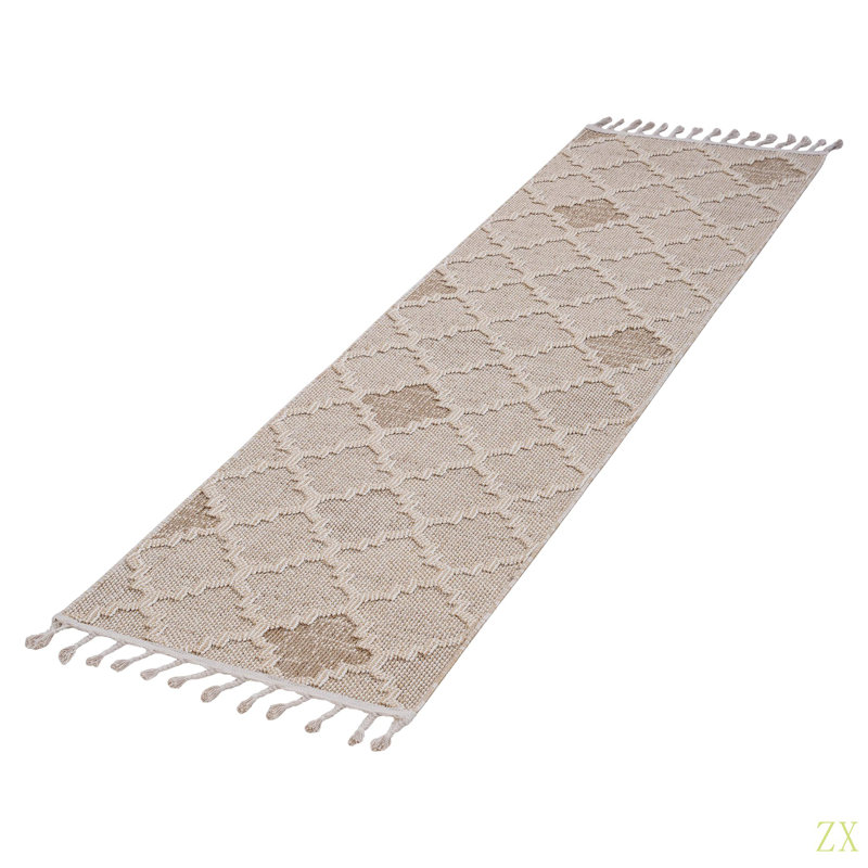 Collection 2X8  /Trellis Indoor/Outdoor Area Rug, Runner 2'2" x 8'