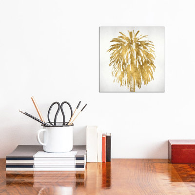 Palms In Gold III by Kate Bennett - Gallery-Wrapped Canvas Giclée on Canvas