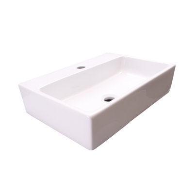 Barclay Leanne 14.25 " Vitreous China Rectangular Bathroom Sink