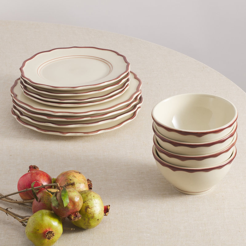 Darlene 12 Piece Set with Cereal Bowl