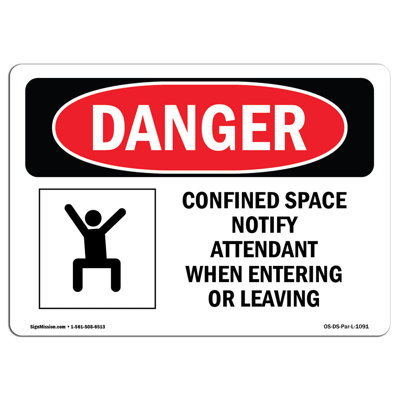 Panneau de danger OSHA