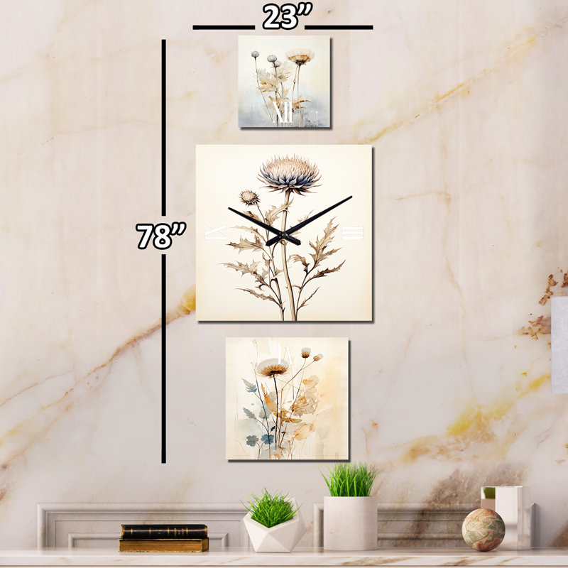 Caravette Metal Wall Clock