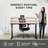 Uncaged Ergonomics Rise Up 48" x 30" Dual-Motor Electric Standing Desk - Height Adjustable Sit-Stand Desk with Memory Presets, Natural Bamboo Top, Black Frame-1857793924-1820095523